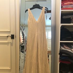 Victoria’s Secret Gold Shimmer Sleevless Evening Gown XS